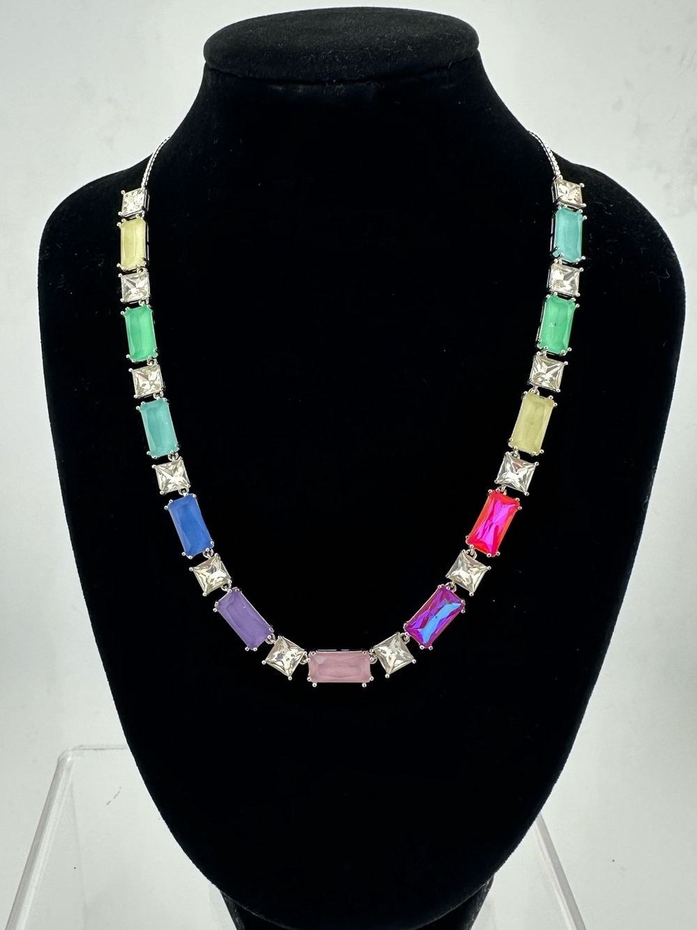 Bomb Party Multicolor Station Necklace - Women Jewelry